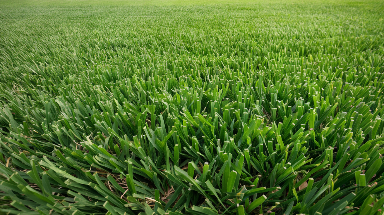 Bermuda grass in summer at peak performance