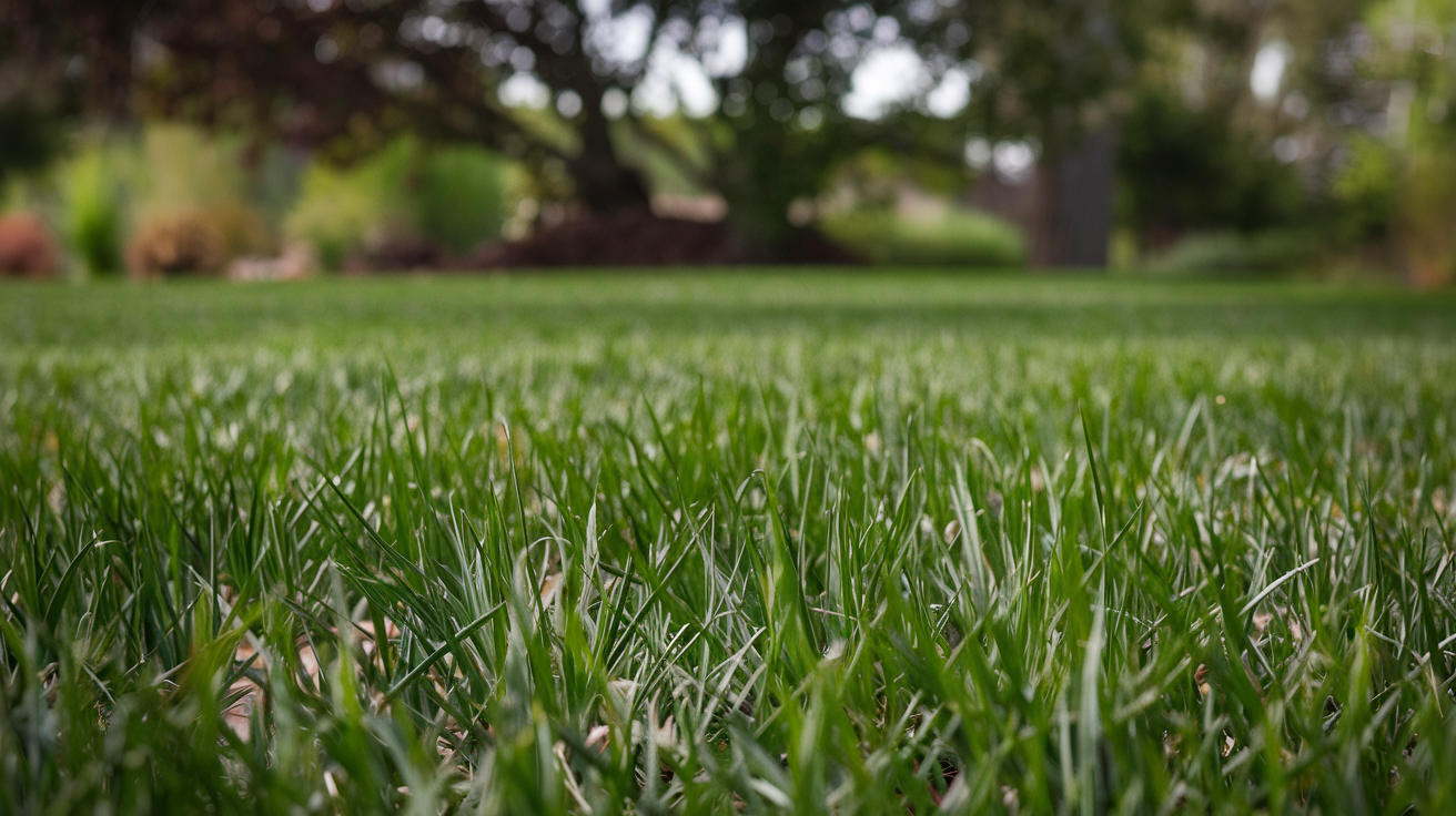Beautiful Centipede grass lawn with apple-green color