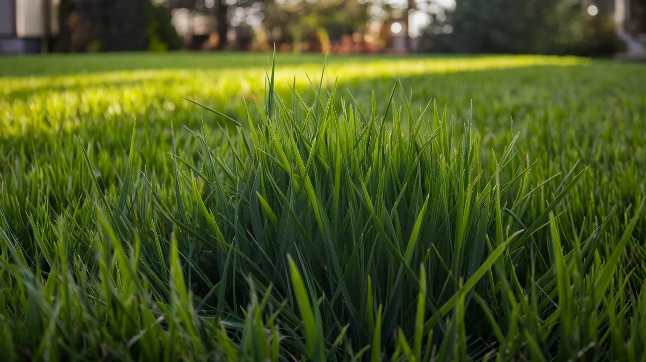 Tall Fescue in spring