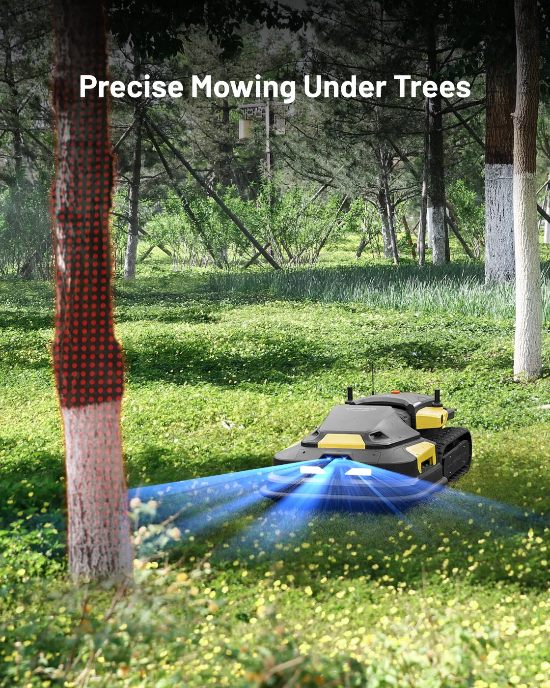 Yarbo Lawn Mower advanced dual-blade cutting system