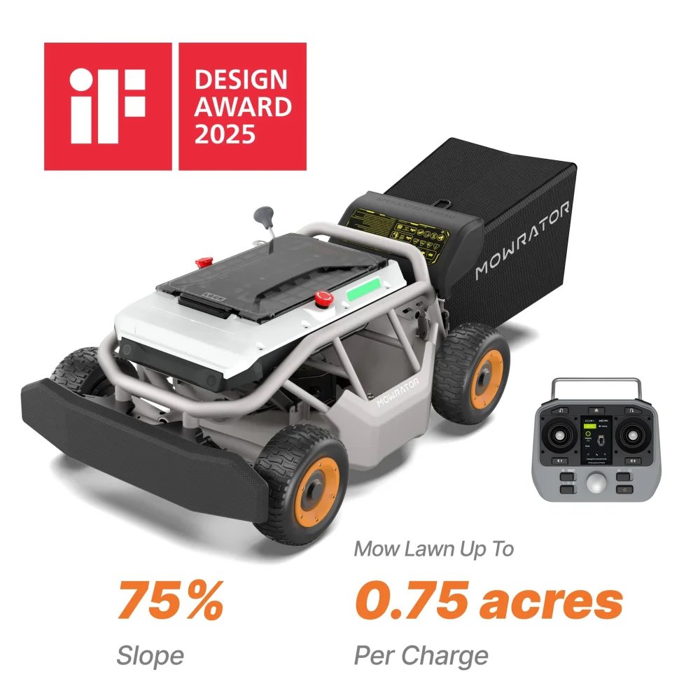 Mowrator S1 4WD remote-control mower for slopes